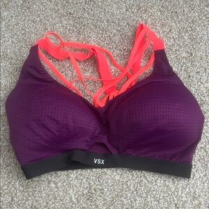 VSX Vibrant Purple and Neon Pink Sports Bra